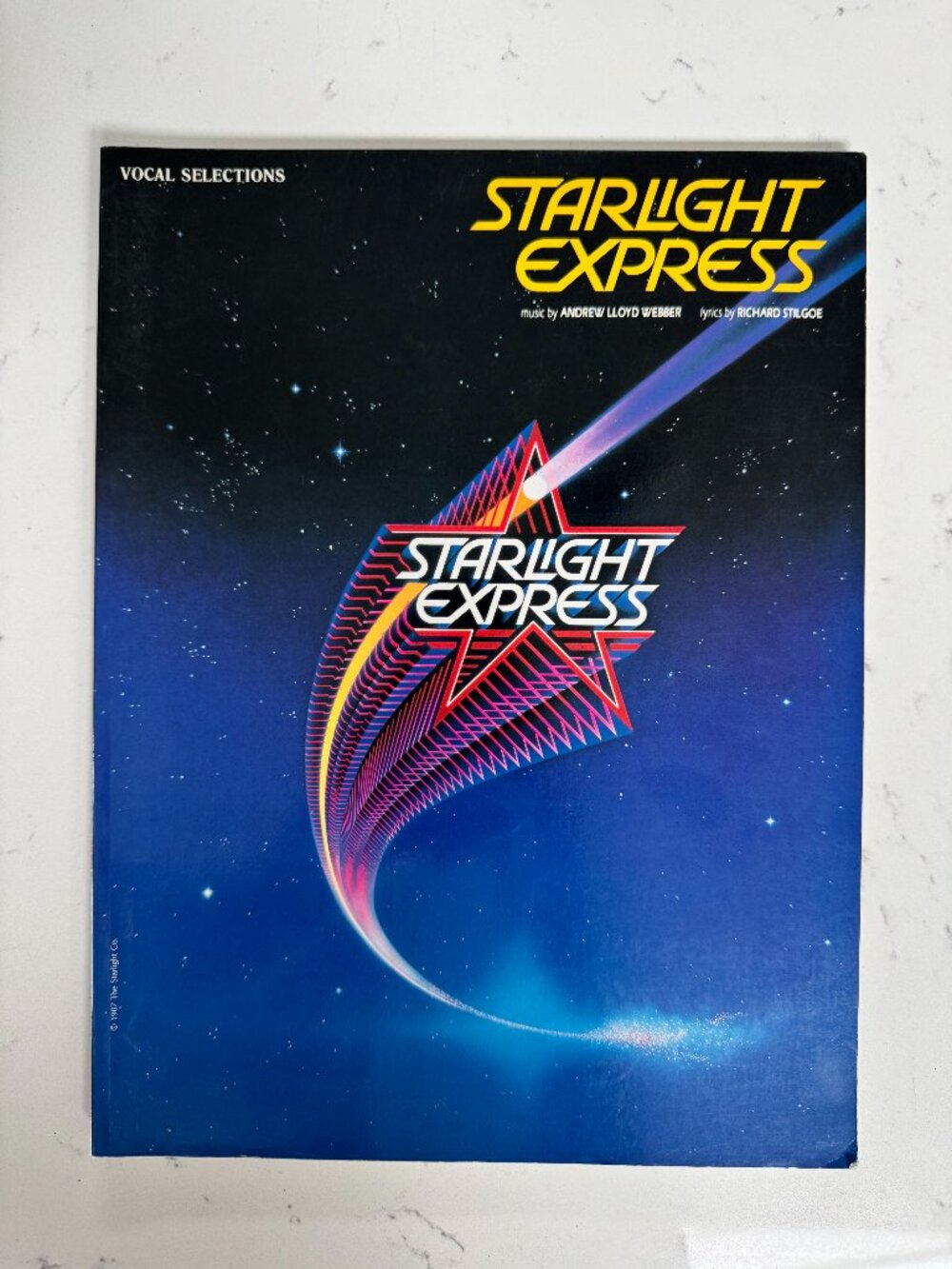 Starlight Express Vocal Selections Sheet Music Songbook 1987 Broadway Musicals